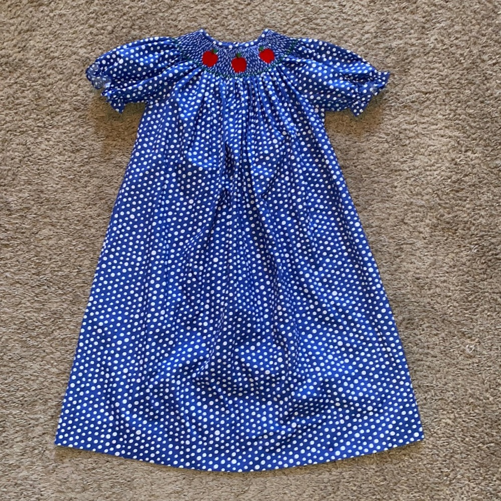 Size 6 Apple Smocked Dress